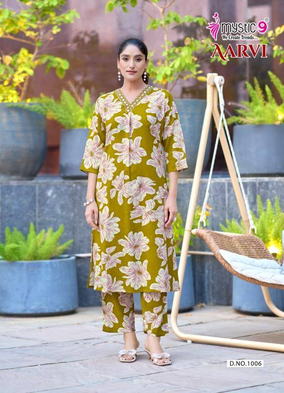 Mystic9 aarvi vol 1 coord set Kurti suppliers in Pune